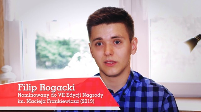 Filip Rogacki nominowany w Konkursie o Nagrodę im. Macieja Frankiewicza