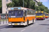 Kolorowa parada autobusów w Warszawie. Na ulicach miasta kultowe ikarusy i "ogórki"