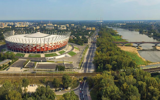 Budowa Stadionu Narodowego na zdjęciach