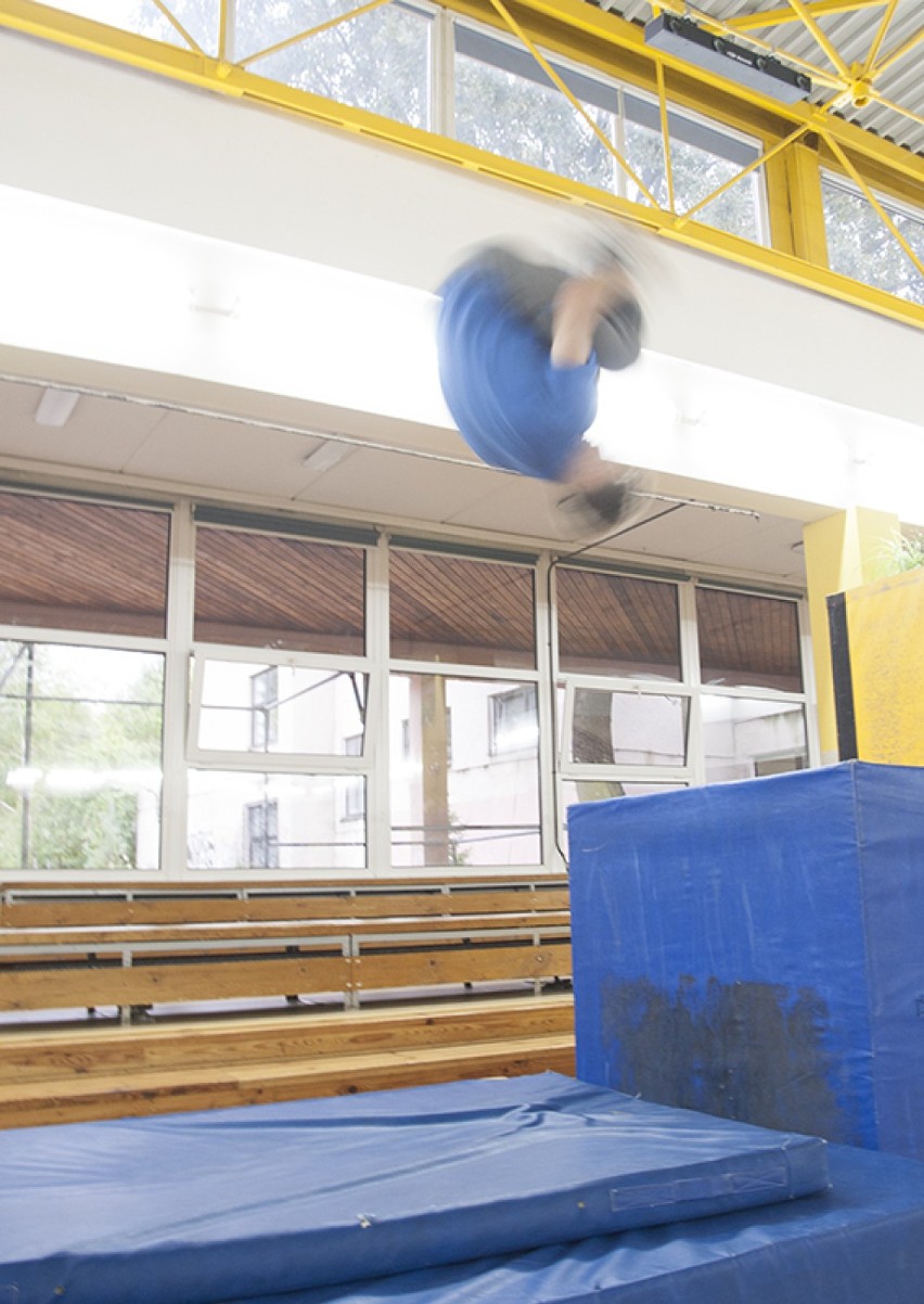 Trening w Akademii Parkour United