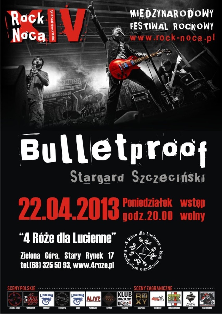 Bulletproof na Rock Nocą + premiera teledysku Dust & Steel