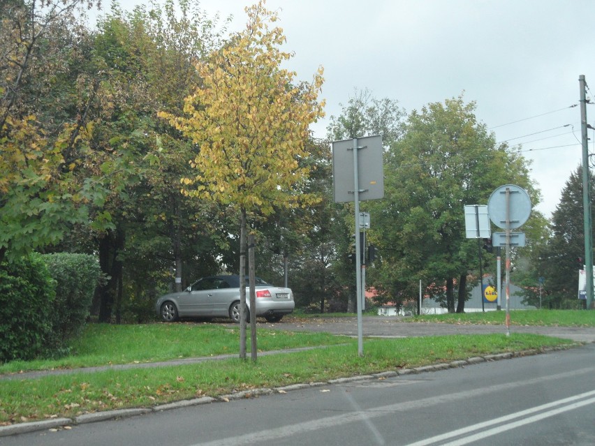 Skrzyżowanie ulic Korfantego i Chorzowskiej