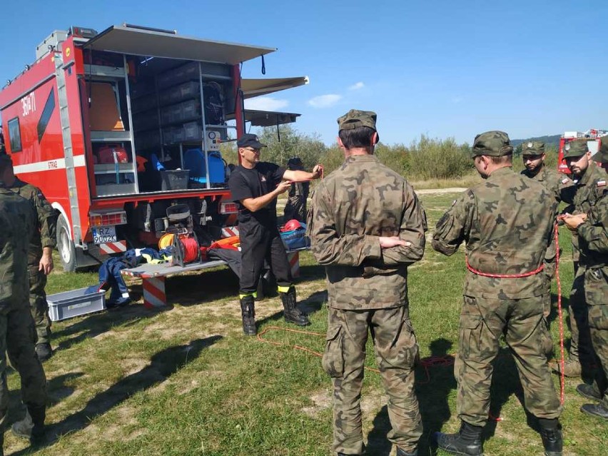 Szkolenie żołnierzy Obrony Terytorialnej z Przemyśla.