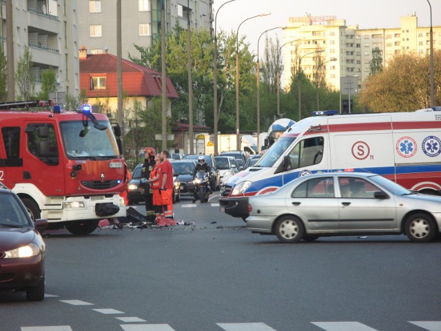 Wypadek na Białołęce