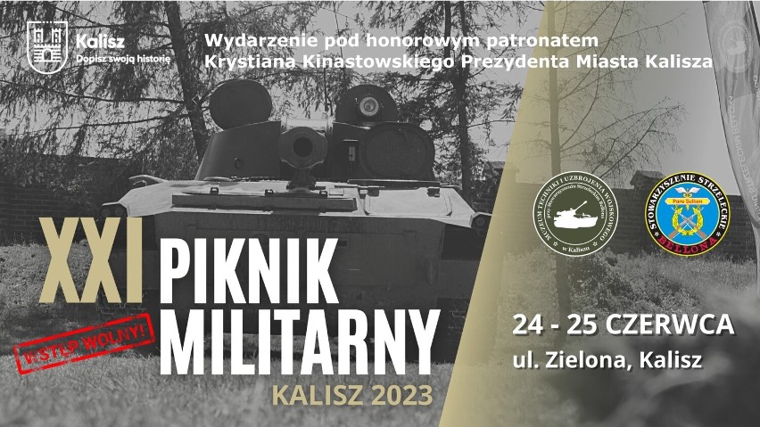 Piknik Militarny odbędzie się w Kaliszu. W programie wystawy sprzętu wojskowego i demolka