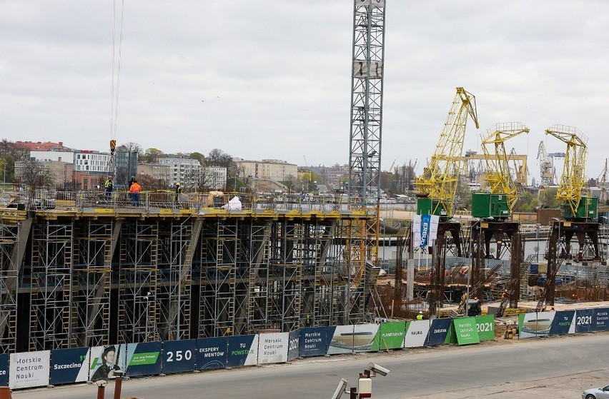 Jak idą prace przy budowie Morskiego Centrum Nauki? Zobaczcie zdjęcia