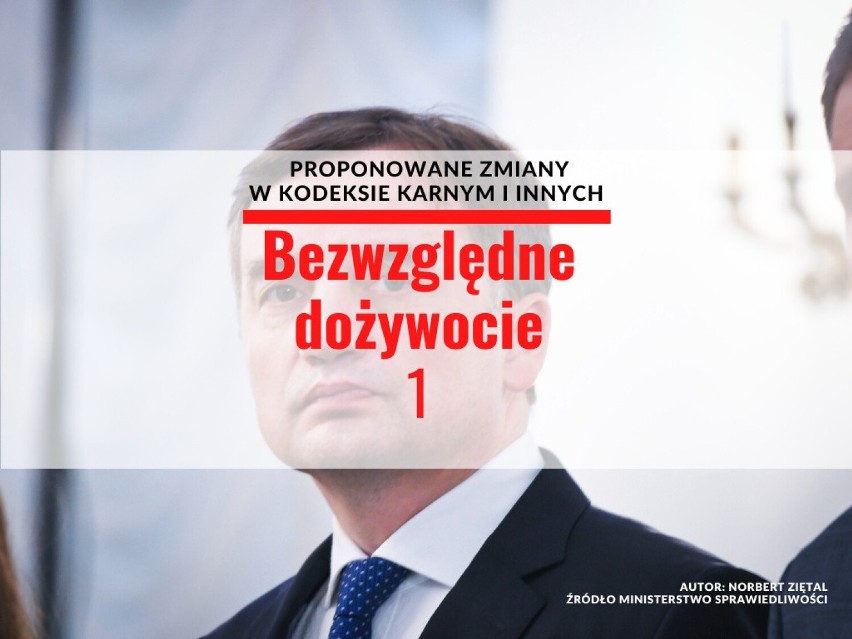 Wprowadzona zostanie kara bezwzględnego dożywocia, bez...