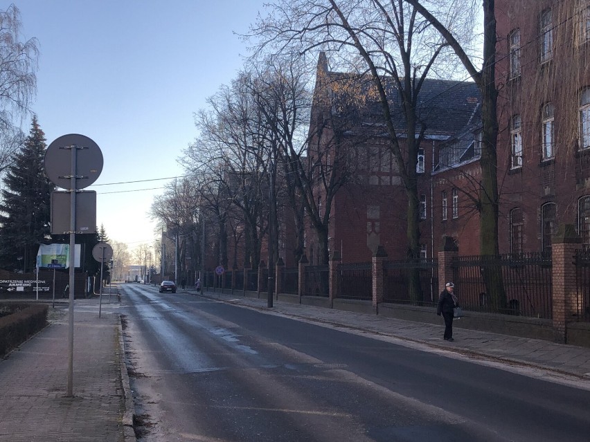 Ulica Racławicka w Lesznie