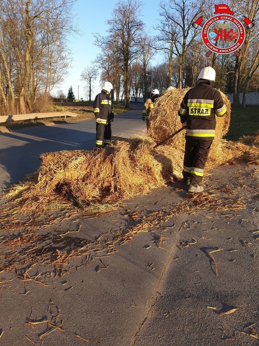 Kijewscy strażacy w miniony weekend musieli m.in. usunąć...