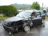 86-latek ranny po wypadku trzech aut na Okrężnej w Żorach