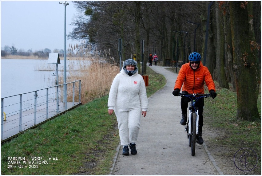 Malbork. Parkrun z dedykacją dla WOŚP. Pobiegali, pochodzili i wsparli 30 finał akcji 