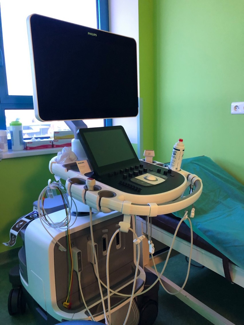 Nowy sprzęt dla szpitala w Radomsku. Echokardiograf trafi na oddział kardiologii