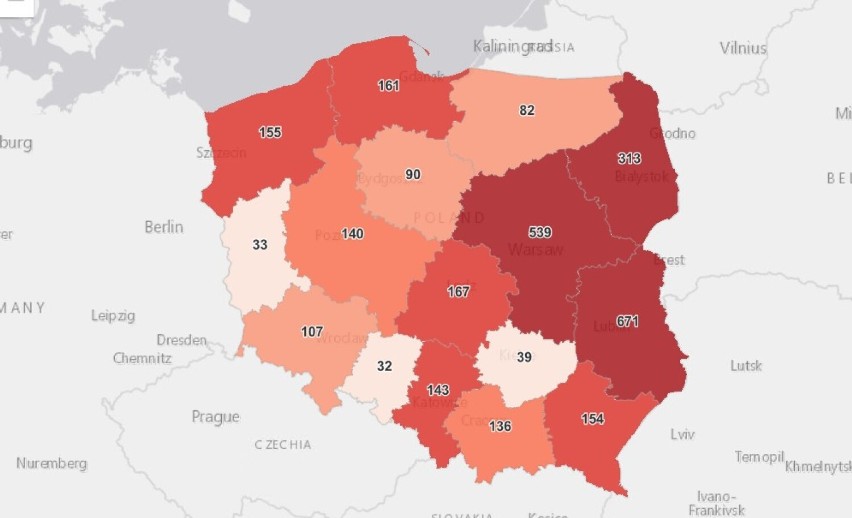 Koronawirus, raport 15 października 2021. Niski - jeszcze - przyrost zakażeń w Oświęcimiu, Olkuszu, Wadowicach i Chrzanowie