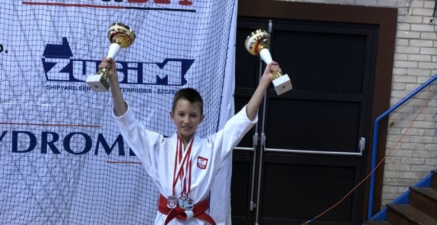 Podium dla ucznia Szkoły Podstawowej im. Marszałka Józefa Piłsudskiego w Piątku