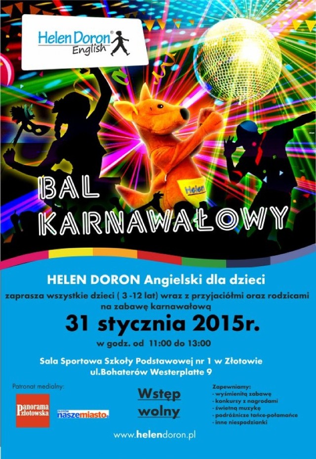 Bal karnawałowy z Helen Doron