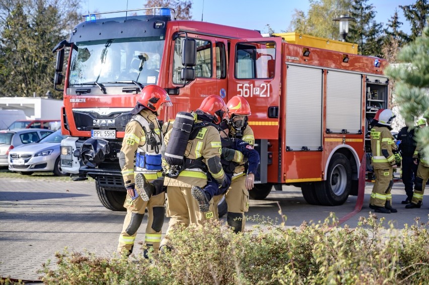 Pleszew. Ćwiczenia antyterrorystyczne, ewakuacyjne i...