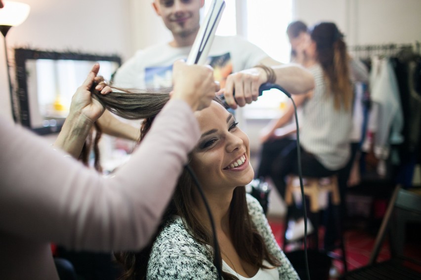 Sesja zdjęciowa kandydatek do tytułu Miss Polonia...