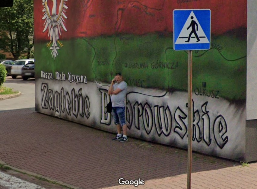 Zdjęcia Google Street View zrobione w Dąbrowie Górniczej