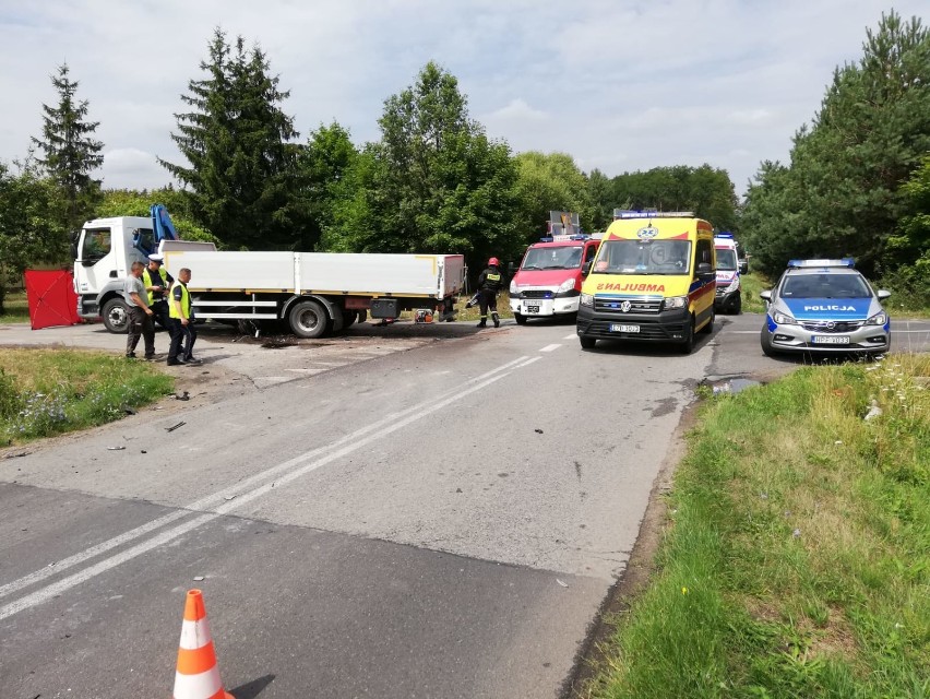 Śmiertelny wypadek w Ptaszkowicach [zdjęcia] aktualizacja              