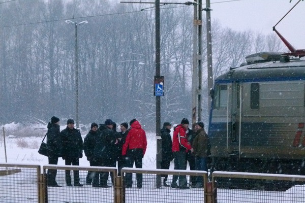 Strajk na kolei w Łodzi