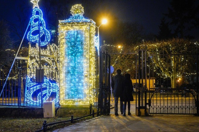 Świąteczne iluminacje w Parku Oliwskim jak co roku zachwycają!