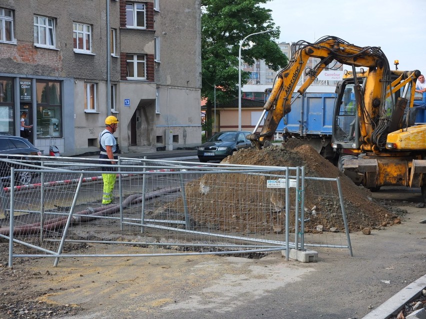 Przebudowa ulicy Niemodlińskiej w Opolu.