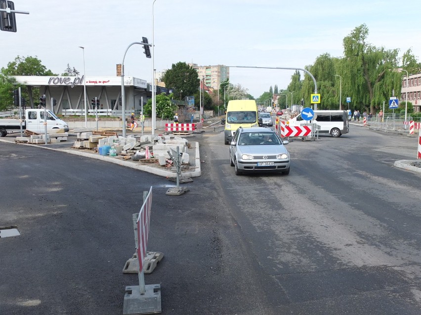 Przebudowa ulicy Niemodlińskiej w Opolu.