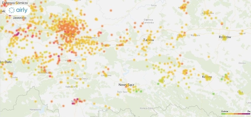 Smog. Zanieczyszczenie powietrza w Krakowie i Małopolsce. Gdzie najwięcej smogu? 23.02.2021