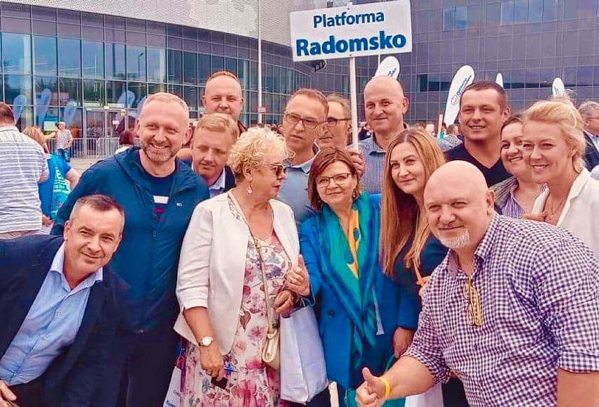 Członkowie PO z Radomska wzięli udział w konwencji partii w Radomiu. ZDJĘCIA