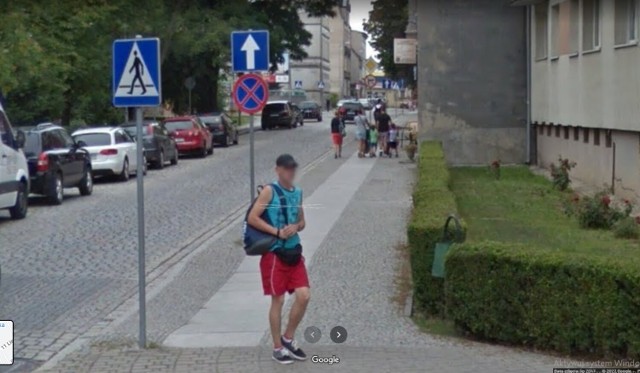 Mieszkańcy Żar uchwyceni przez kamery Google Street View