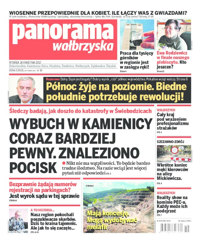 Panorama Wałbrzyska z 18 kwietnia 2017 r.