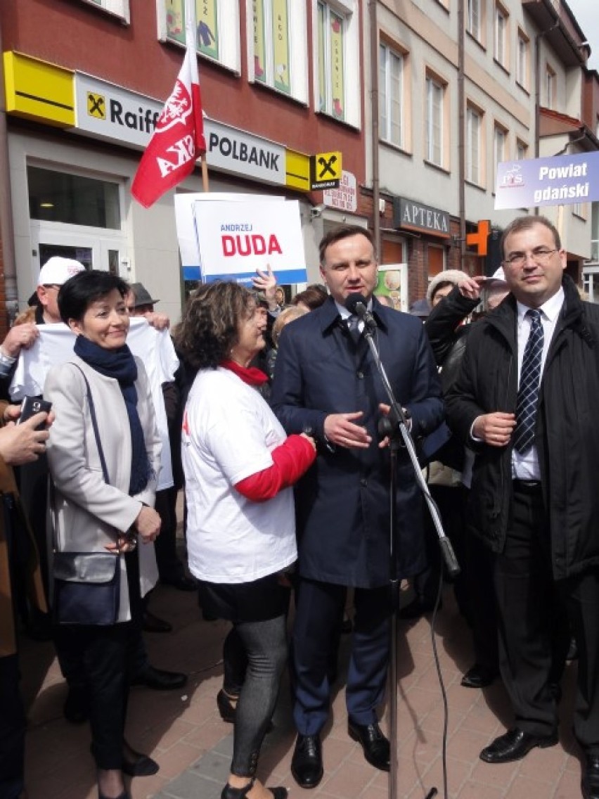 Pruszcz Gdański: Andrzej Duda, kandydat na prezydenta RP spotkał się z mieszkańcami [ZDJĘCIA]