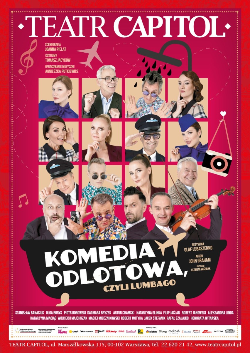 Komedia odlotowa, czyli lumbago – nowa komedia z okazji 15-lecia Teatru Capitol!