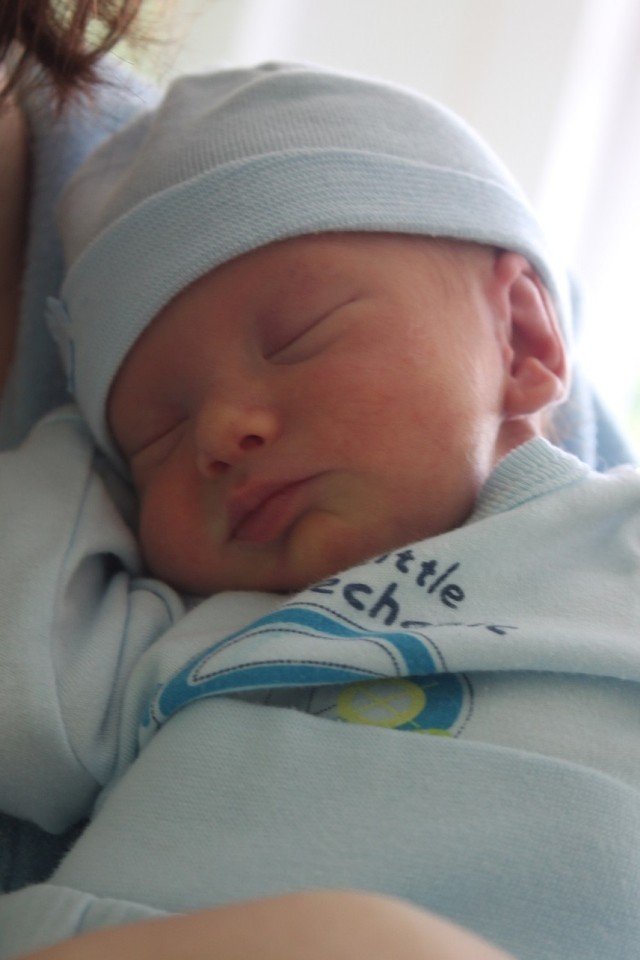 Kacper Kozak, syn Joanny, urodził się 1 maja. Ważył 2090 gramów.