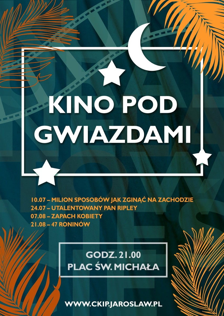 Zbliża się Kino Pod Gwiazdami w Jarosławiu. Jakie filmy będzie można zobaczyć w tym roku w plenerze?