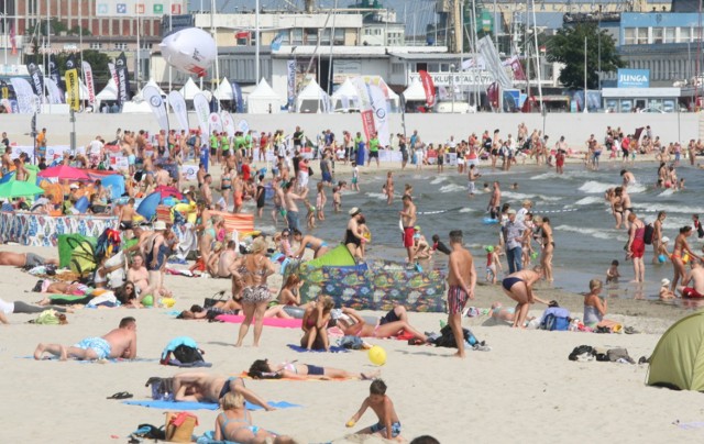 Plaża w Gdyni Śródmieściu