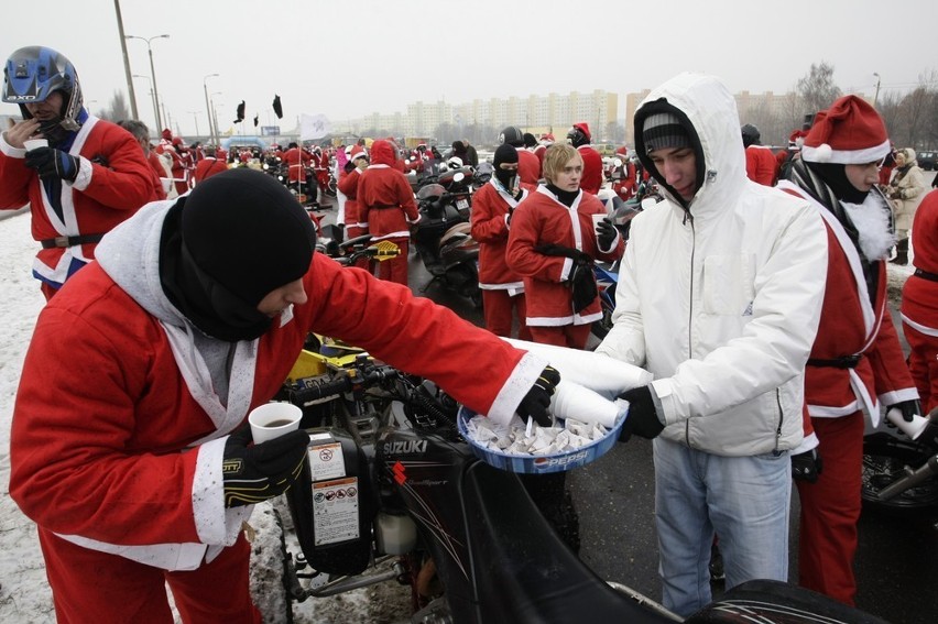 Mikołaje na motocyklach opanowały Trójmiasto