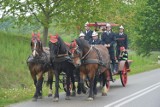 Strażacy ruszyli w jubileuszowej pielgrzymce do Sianowa - ZDJĘCIA, WIDEO