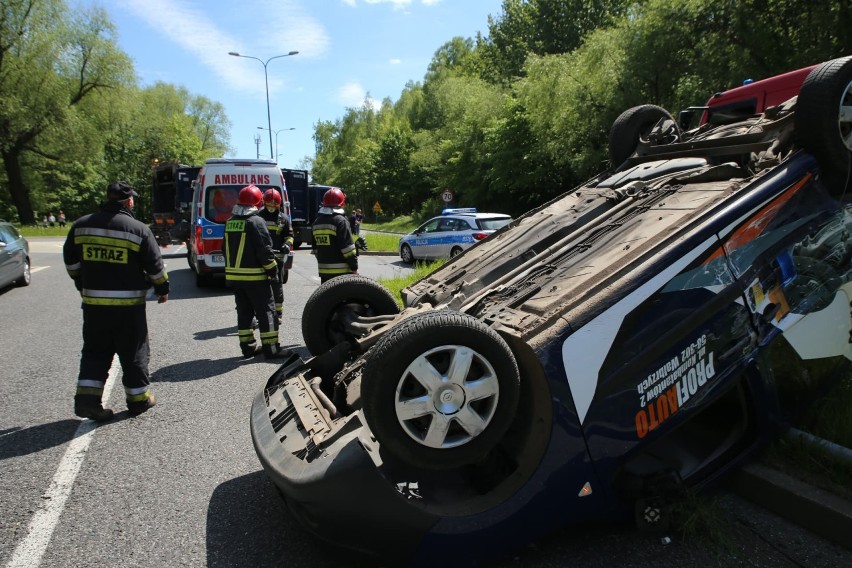 Wypadek przy ulicy Noworudzkiej w Wałbrzychu