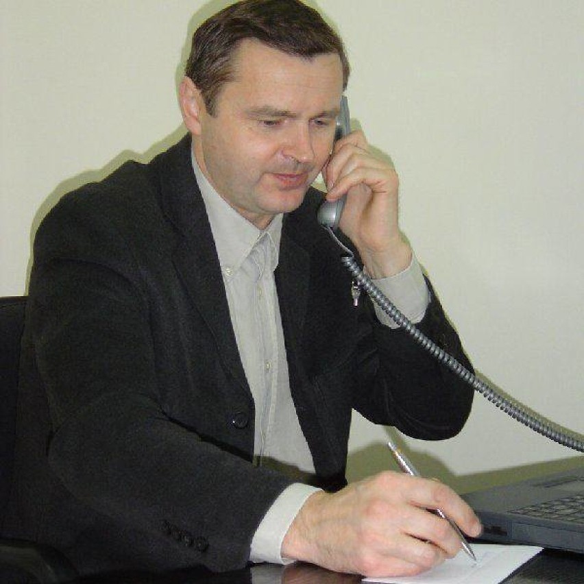 Ówczesny dyrektor szpitala w Rypinie Marek Bruzdowicz