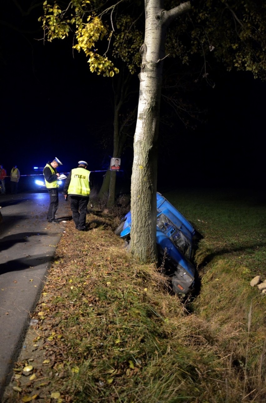 Wypadek w Łukaszewie: Trzy osoby trafiły do szpitala