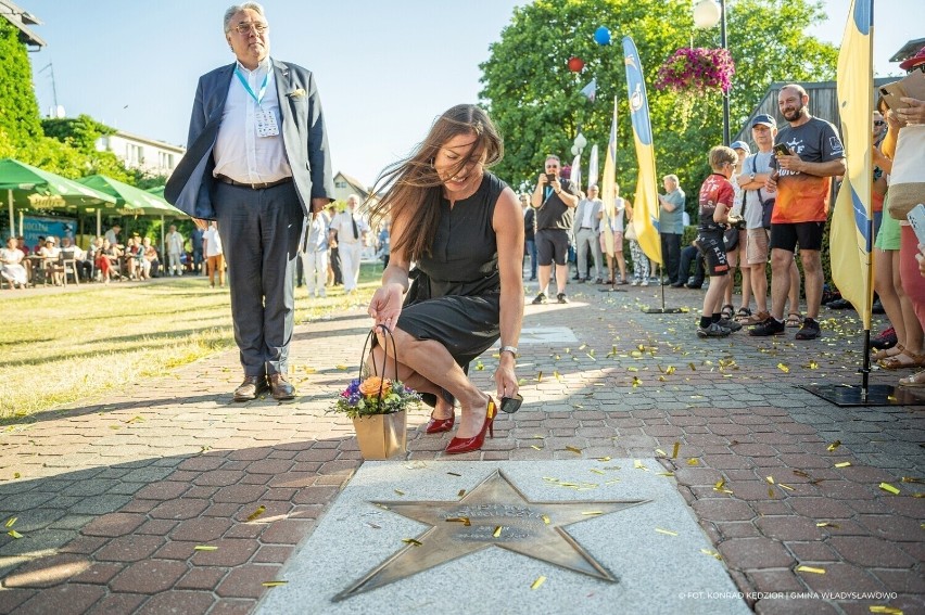 Justyna Kowalczyk podczas uroczystości we Władysławowie