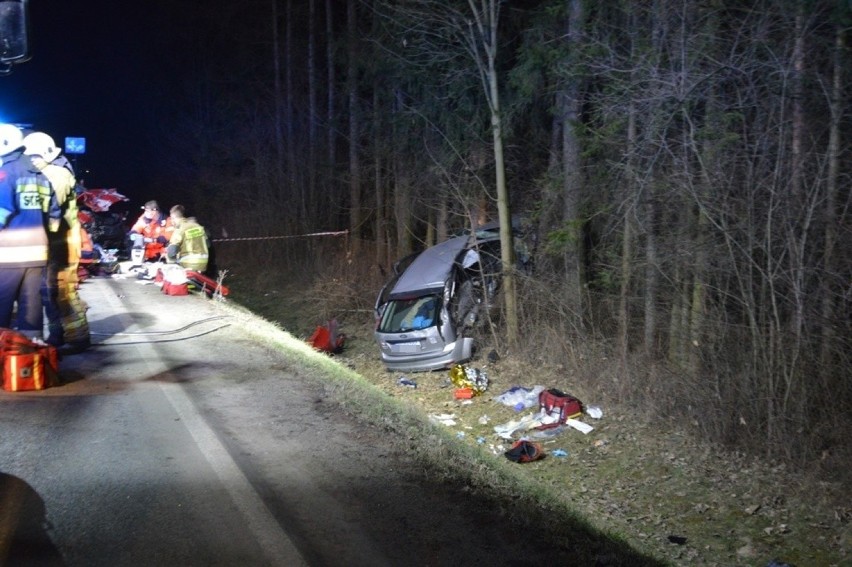 Tragiczny wypadek na DK 87 w Starym Sączu