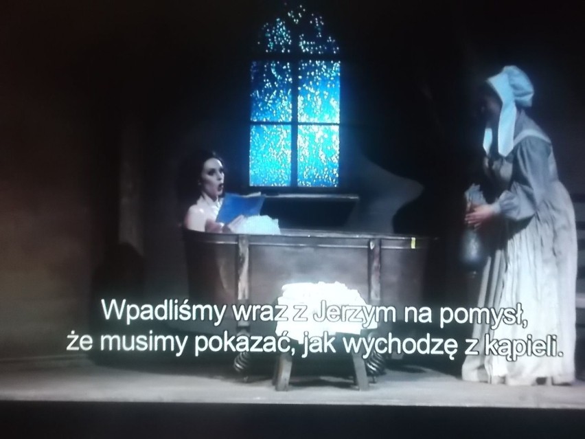 Kadr z filmu "Opera Krakowska - Don Pasquale - G. Donizetti"