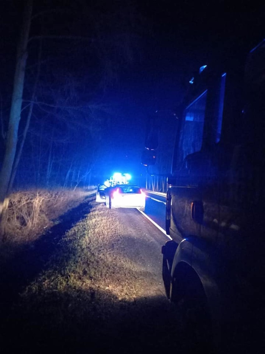 Wypadek w gminie Włocławek z udziałem pijanego rowerzysty