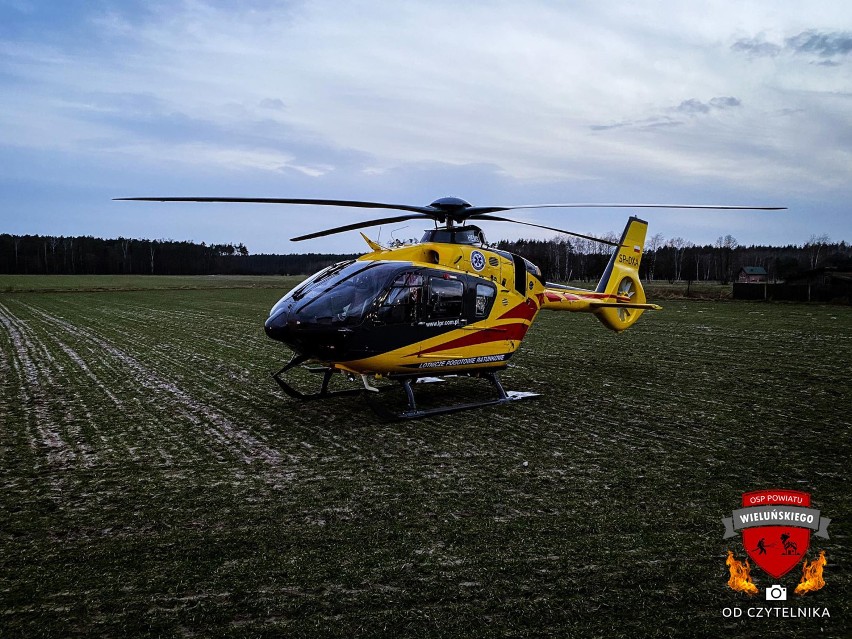 W okolice Skomlina wezwano śmigłowiec ratowniczy 