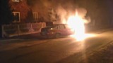 Przystajń: Pożar samochodu na drodze [FOTO]