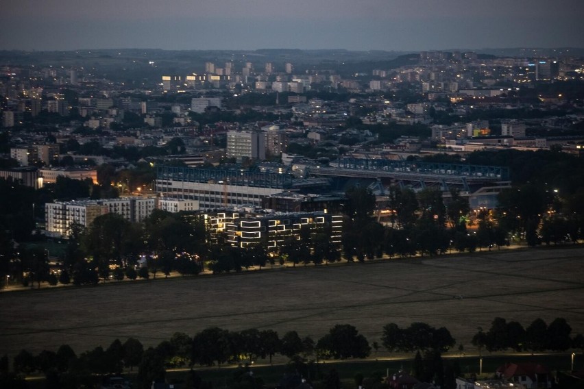 Panorama, rozciągająca się z kopca Kościuszki