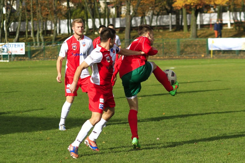 W sobotnim meczu 14. kolejki IV ligi, Legia Chełmża...