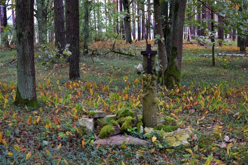 mina Zbąszyń. Zapomniane miejsce, wśród lasów! Pamięć ludzka jest krucha. Dawny cmentarz ewangelicki - Nowe Jastrzębsko